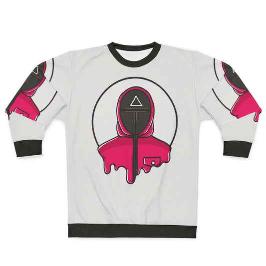 Triangle Squid Game Guard Sweatshirt with Official Squid Game Merchandise Logo