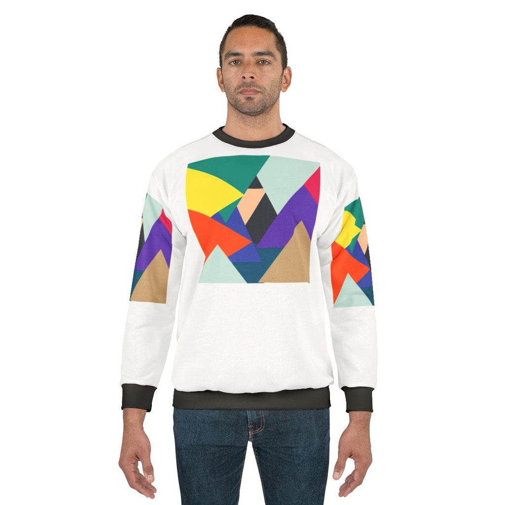 Geometric Triangular Sweatshirt