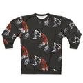 Tribal red panda design on a comfortable sweatshirt