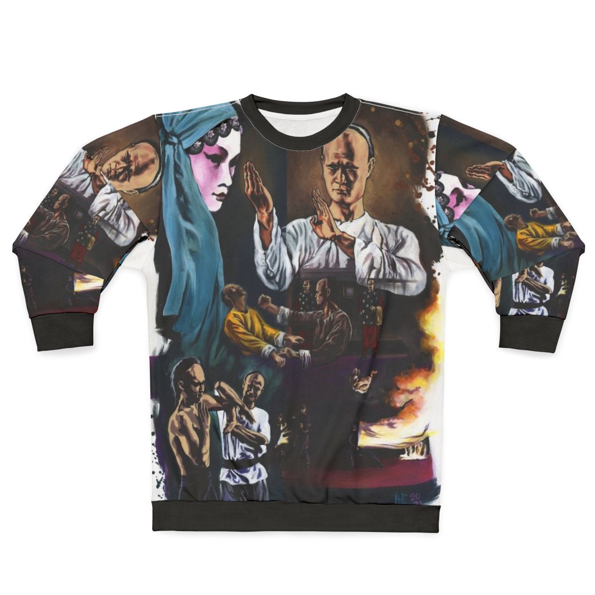 Kung Fu Sweatshirt Honoring Martial Arts Legend Lam Ching Ying