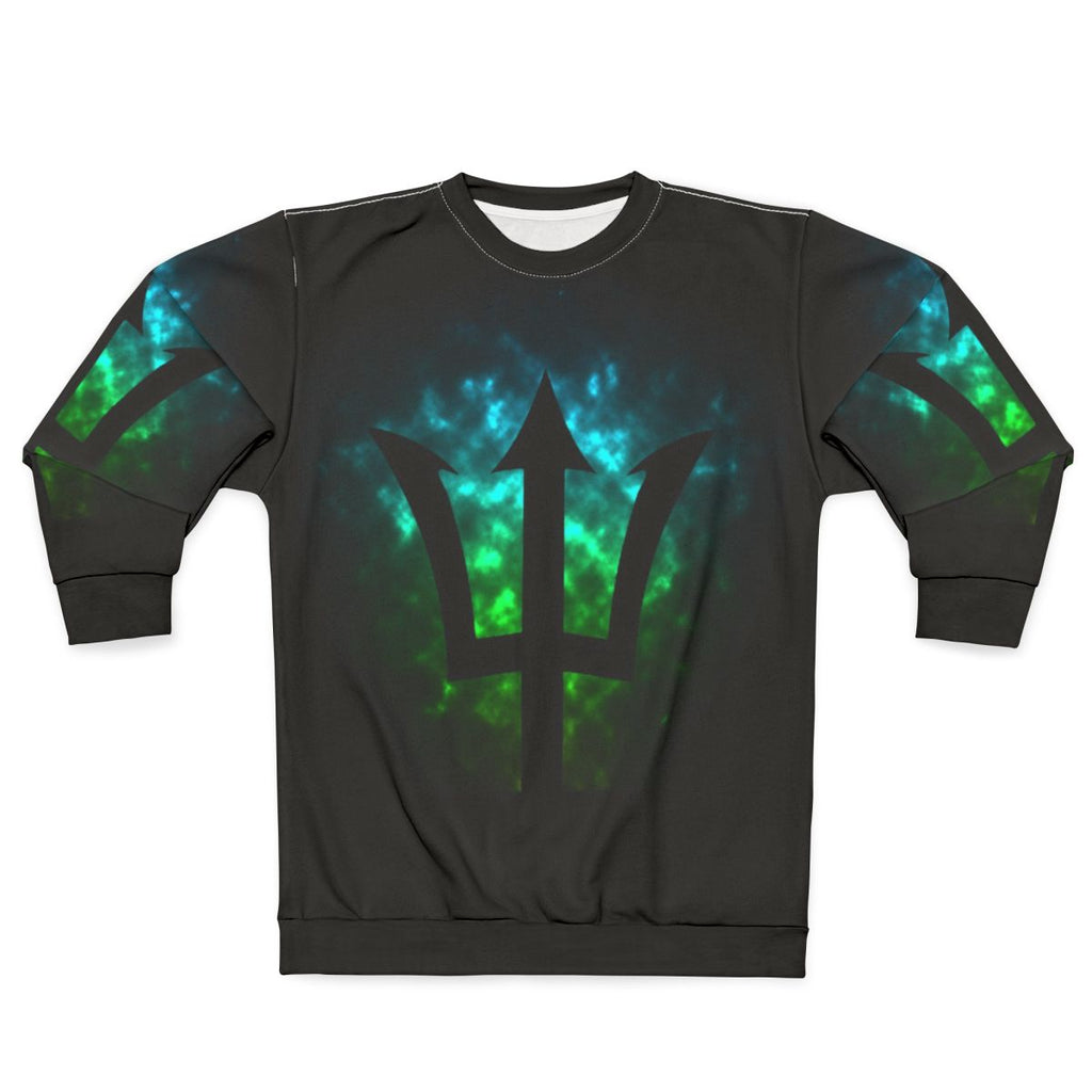 Percy Jackson Trident Poseidon Themed Sweatshirt
