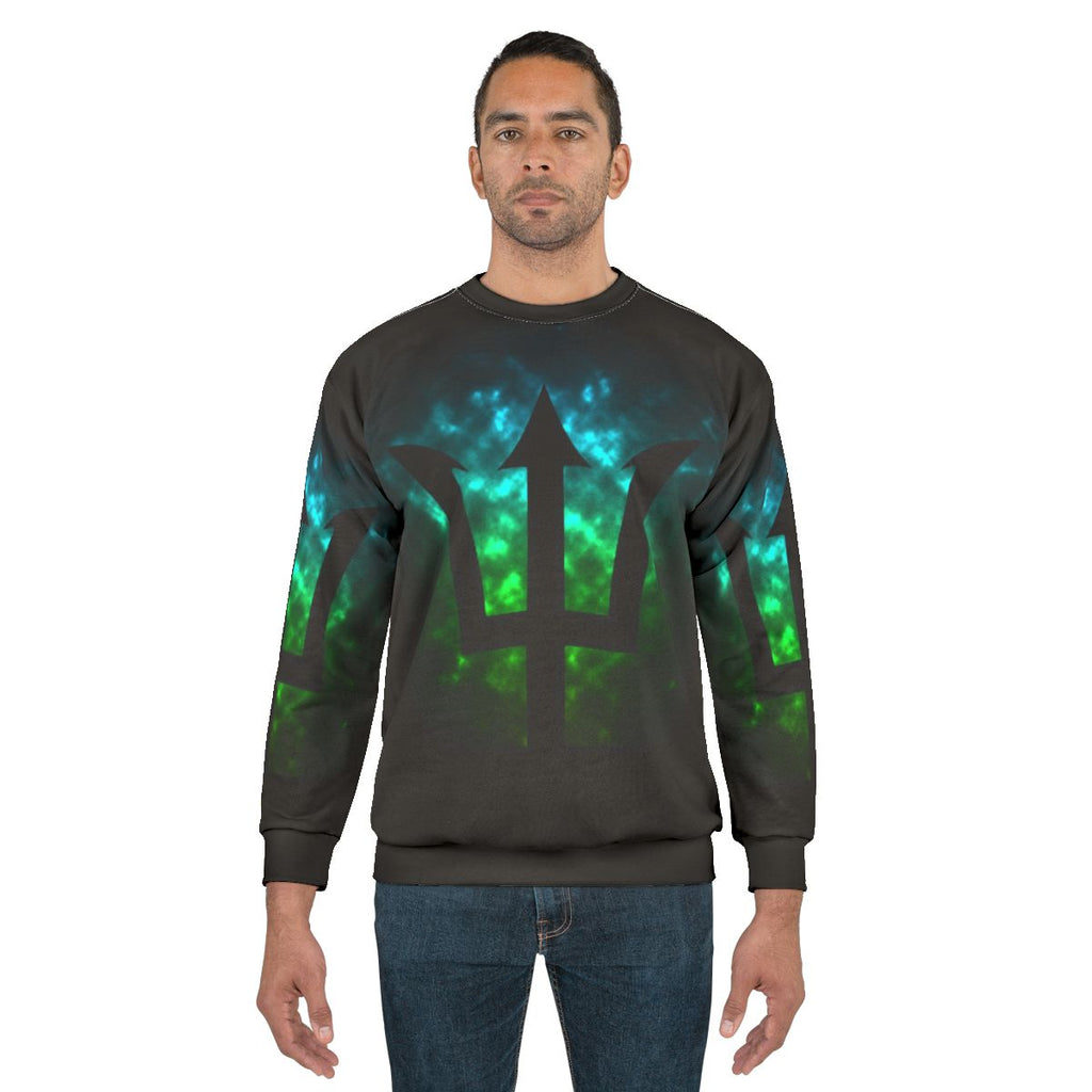 Percy Jackson Trident Poseidon Themed Sweatshirt