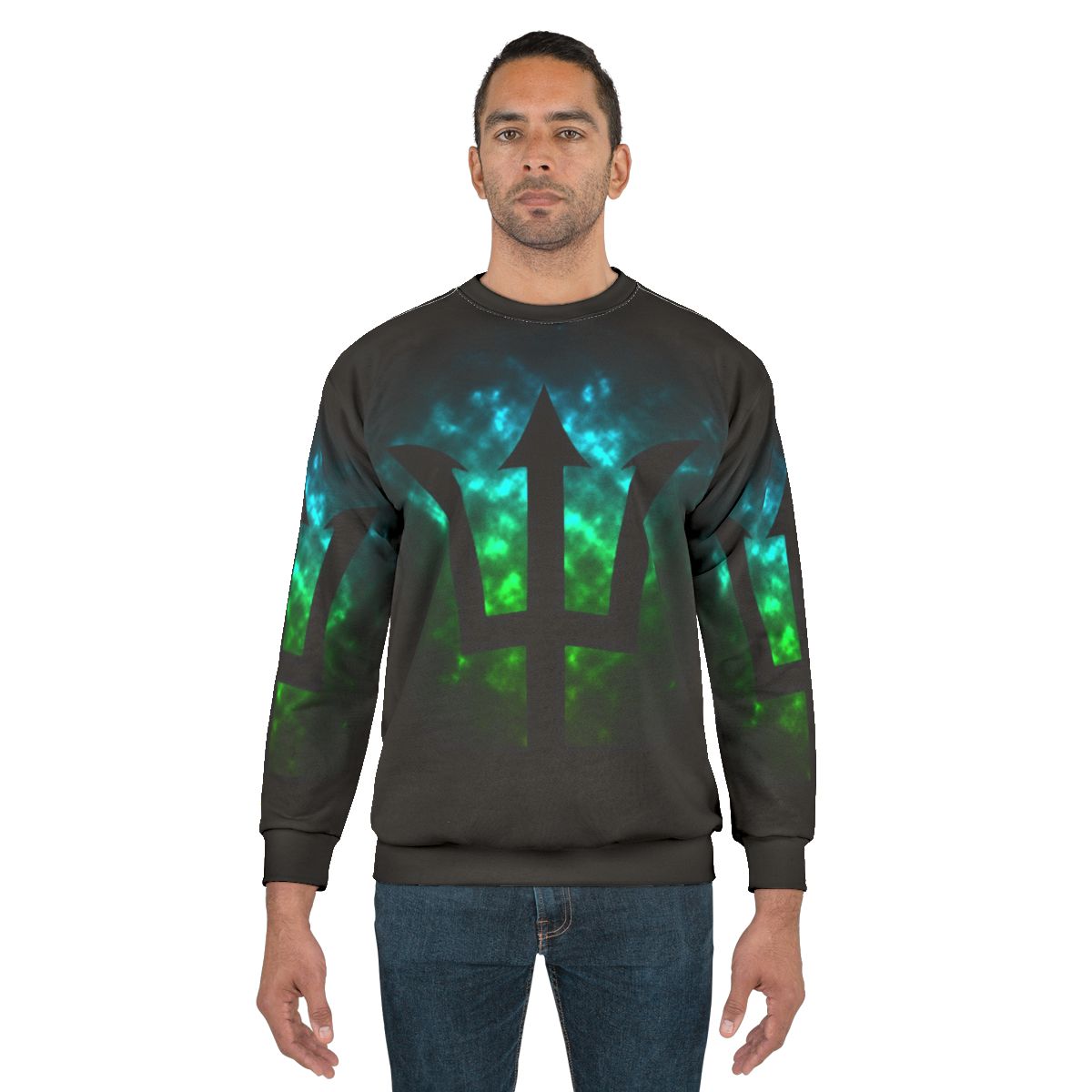 Percy Jackson Trident Poseidon Themed Sweatshirt