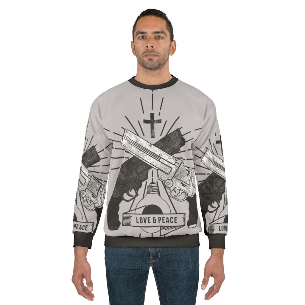 Trigun Love and Peace Anime Sweatshirt