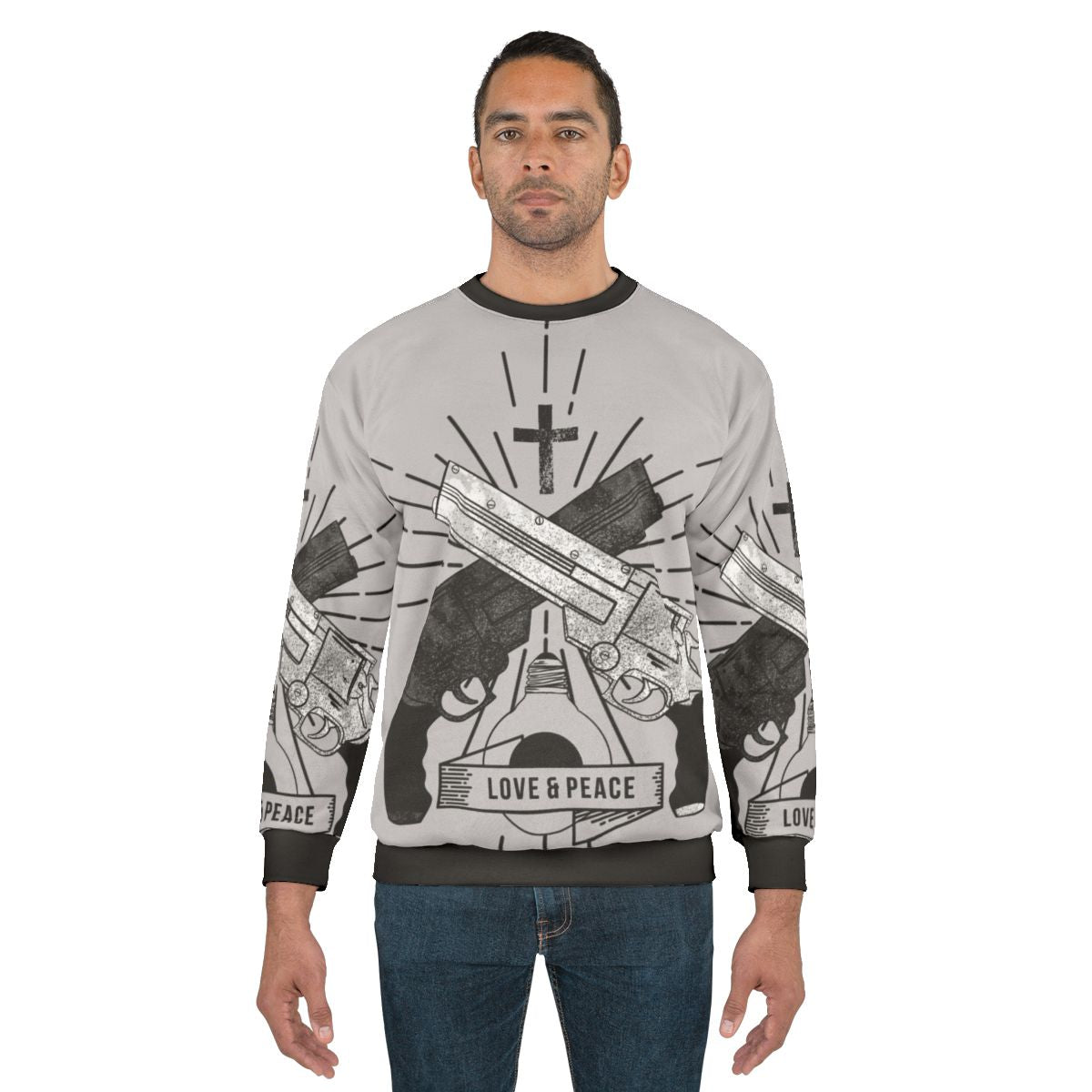 Trigun Love and Peace Anime Sweatshirt
