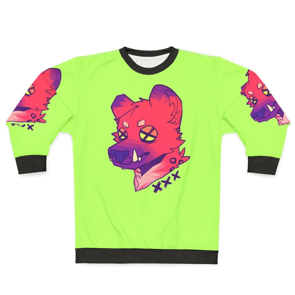 Hyena print sweatshirt