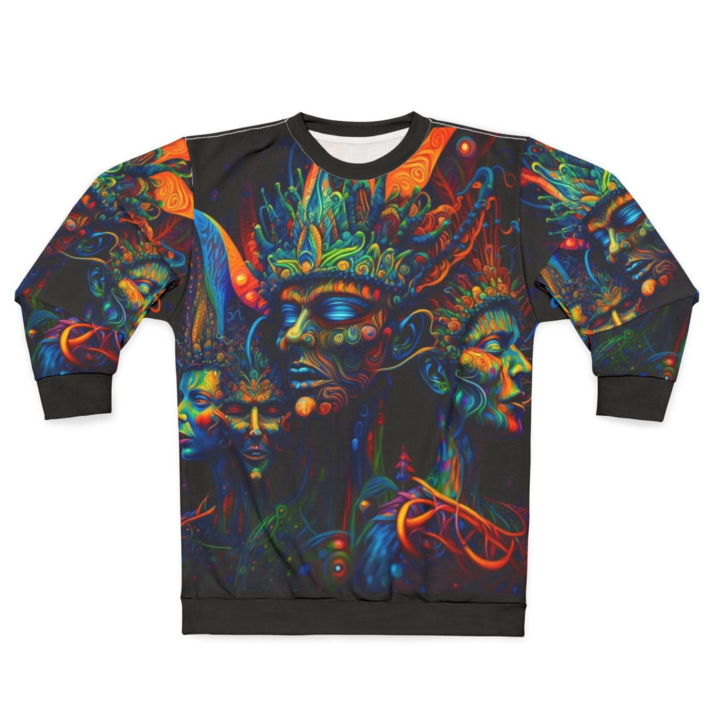Psychedelic Trippy DMT Elves Sweatshirt
