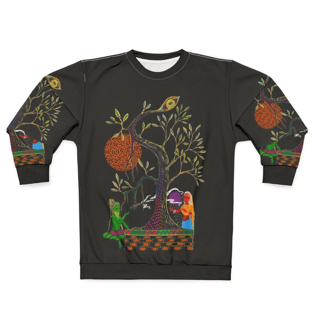 Psychedelic trippy yogi meditating sweatshirt