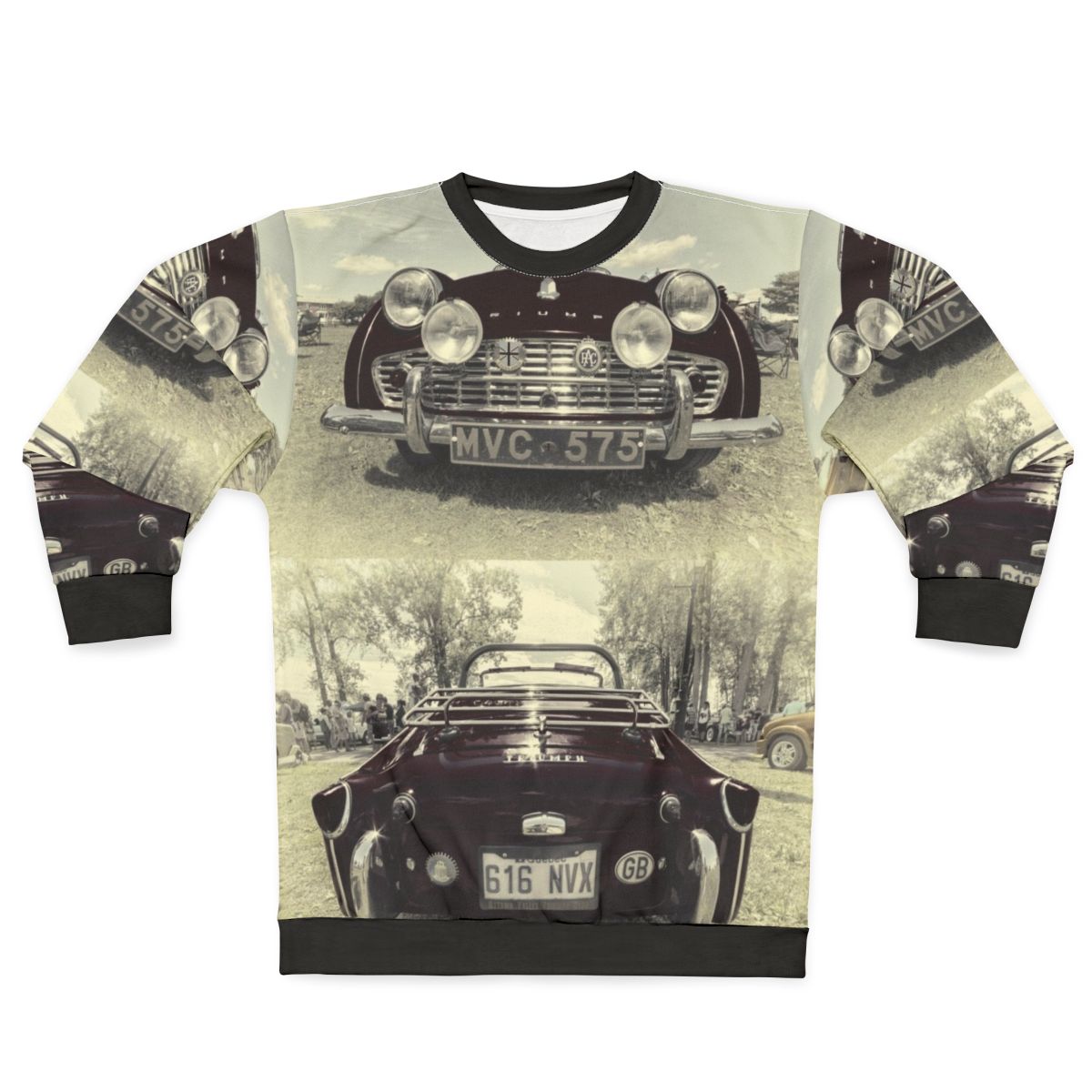 Vintage Triumph TR3 Retro Sweatshirt