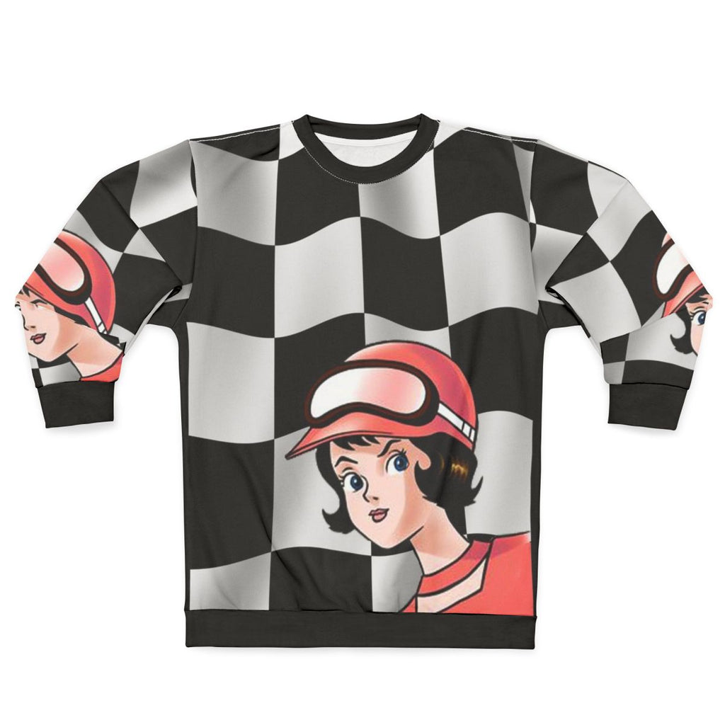 Speed Racer Trixie Checkered Flag Sweatshirt