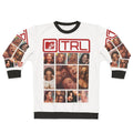 Vintage Retro Nostalgia Sweatshirt with 90s 2000s Pop Culture Graphics