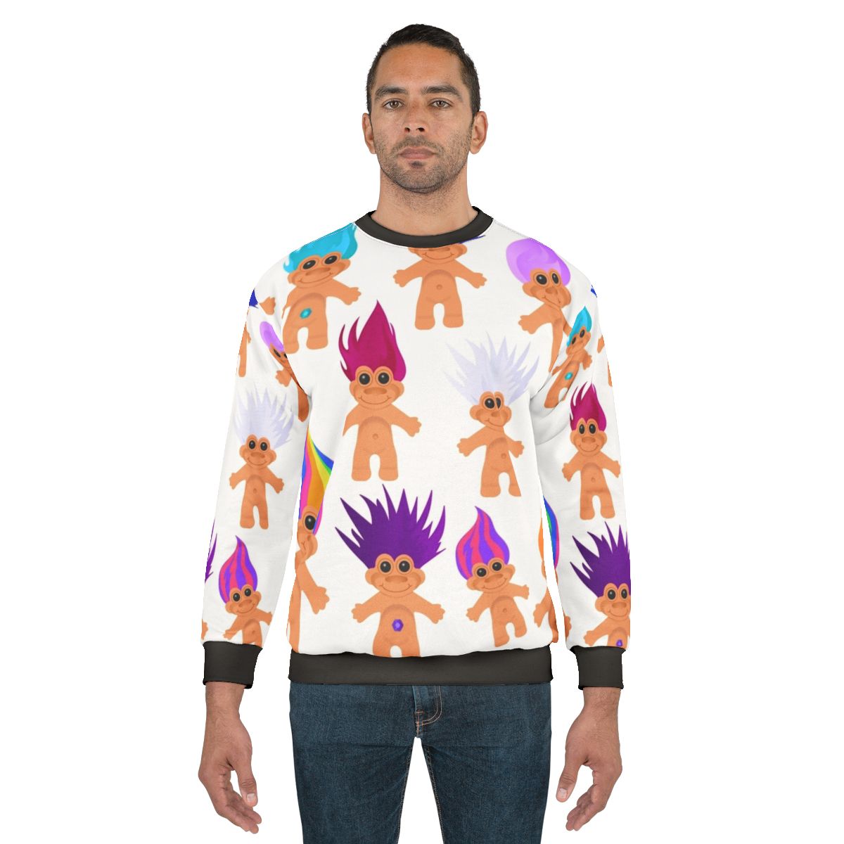 Troll Mania Retro 90s Sweatshirt