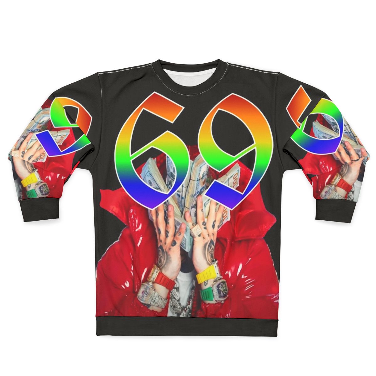 Trollz Graphic Troll-Themed Sweatshirt