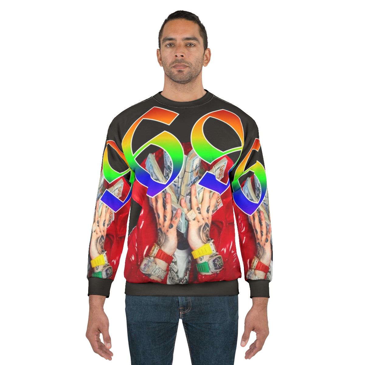 Trollz Graphic Troll-Themed Sweatshirt