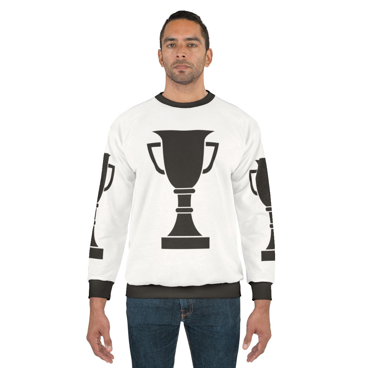 Champion sports sweatshirt for trophy winners