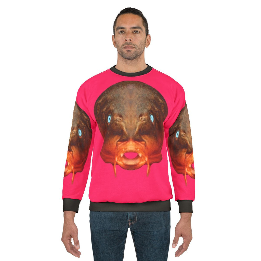 Trout Mask Replica Sweatshirt featuring experimental music and psychedelic 60s design