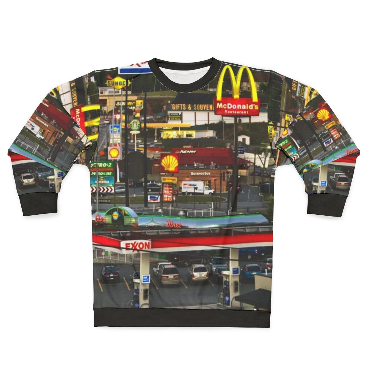 Vintage Truckstop in Breezewood, PA Sweatshirt