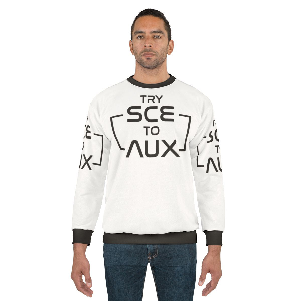 Vintage NASA "Try Sce to Aux" Apollo anniversary sweatshirt