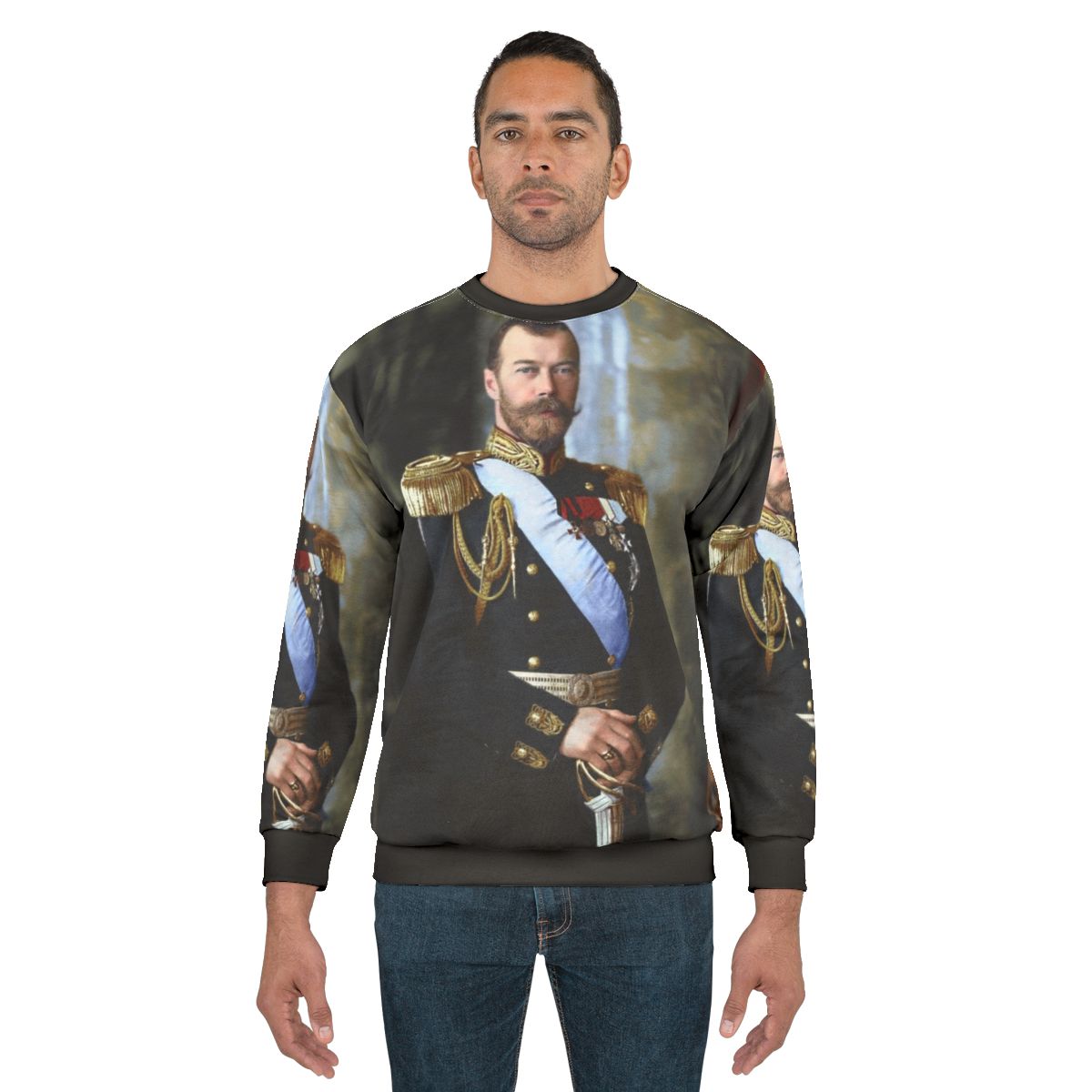 Vintage Tsar Nicholas II of Russia Portrait Sweatshirt