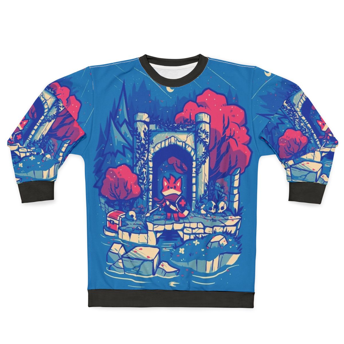 Retro gaming tunic sweatshirt