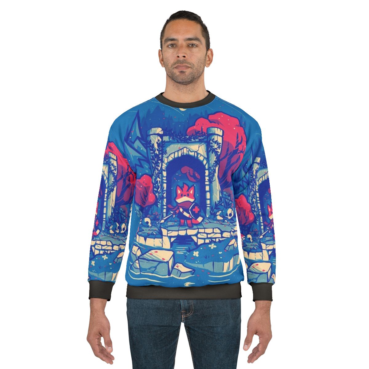 Retro gaming tunic sweatshirt