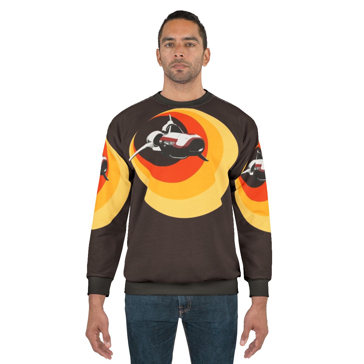 Turbo Boost Sci-Fi Retro Sweatshirt