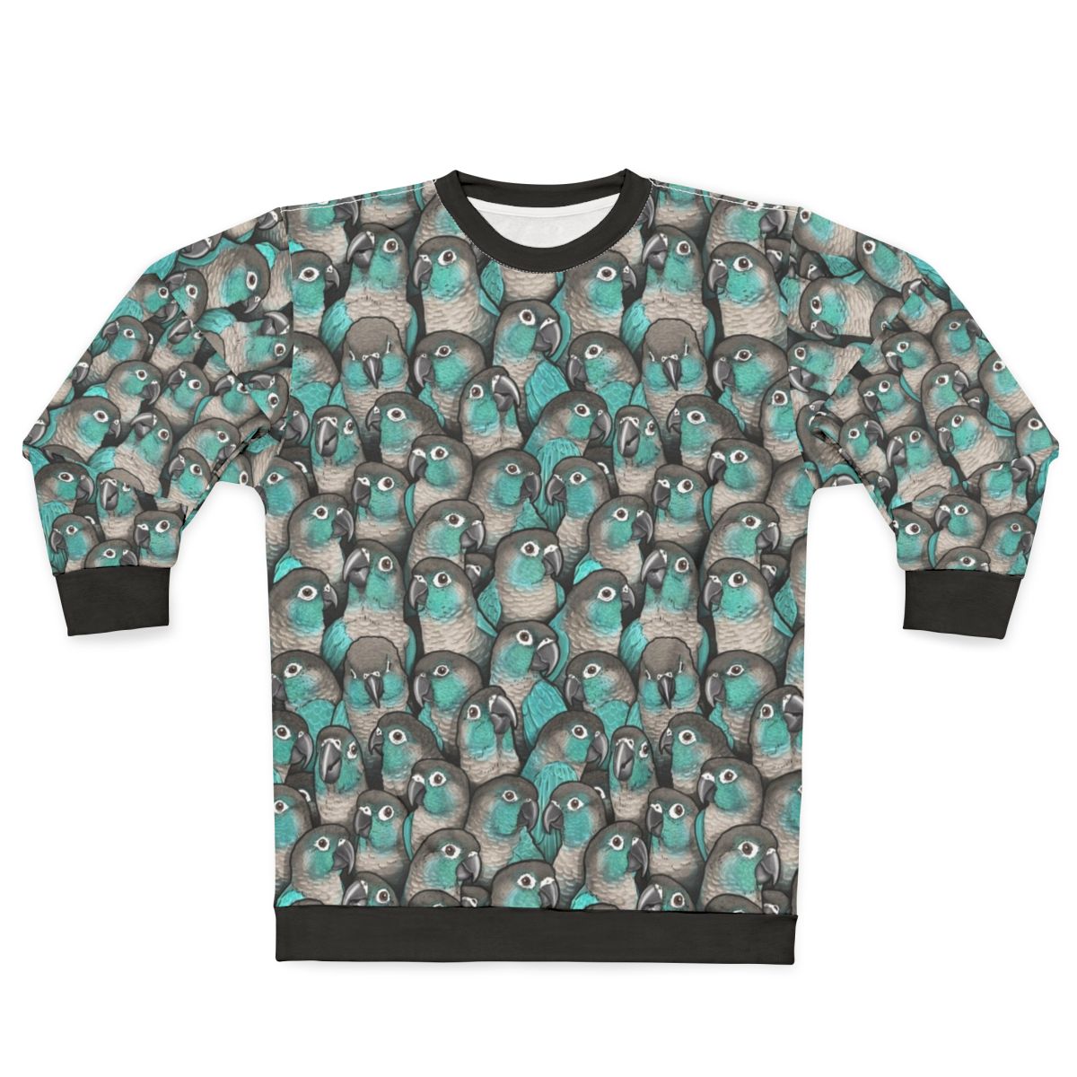 Turquoise green cheeked conure sweatshirt