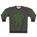 Legendary turtle sweatshirt featuring vibrant animal art