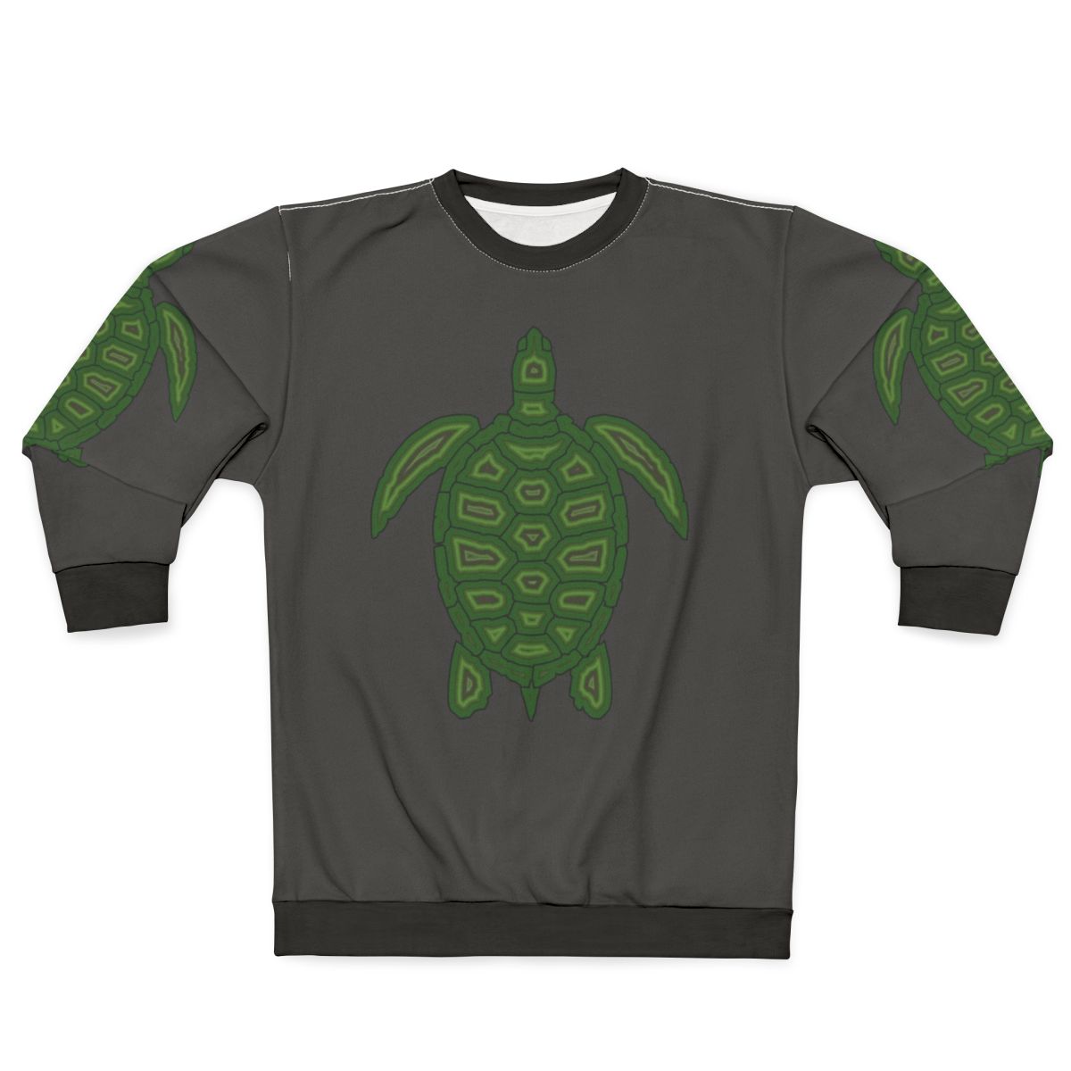 Legendary turtle sweatshirt featuring vibrant animal art