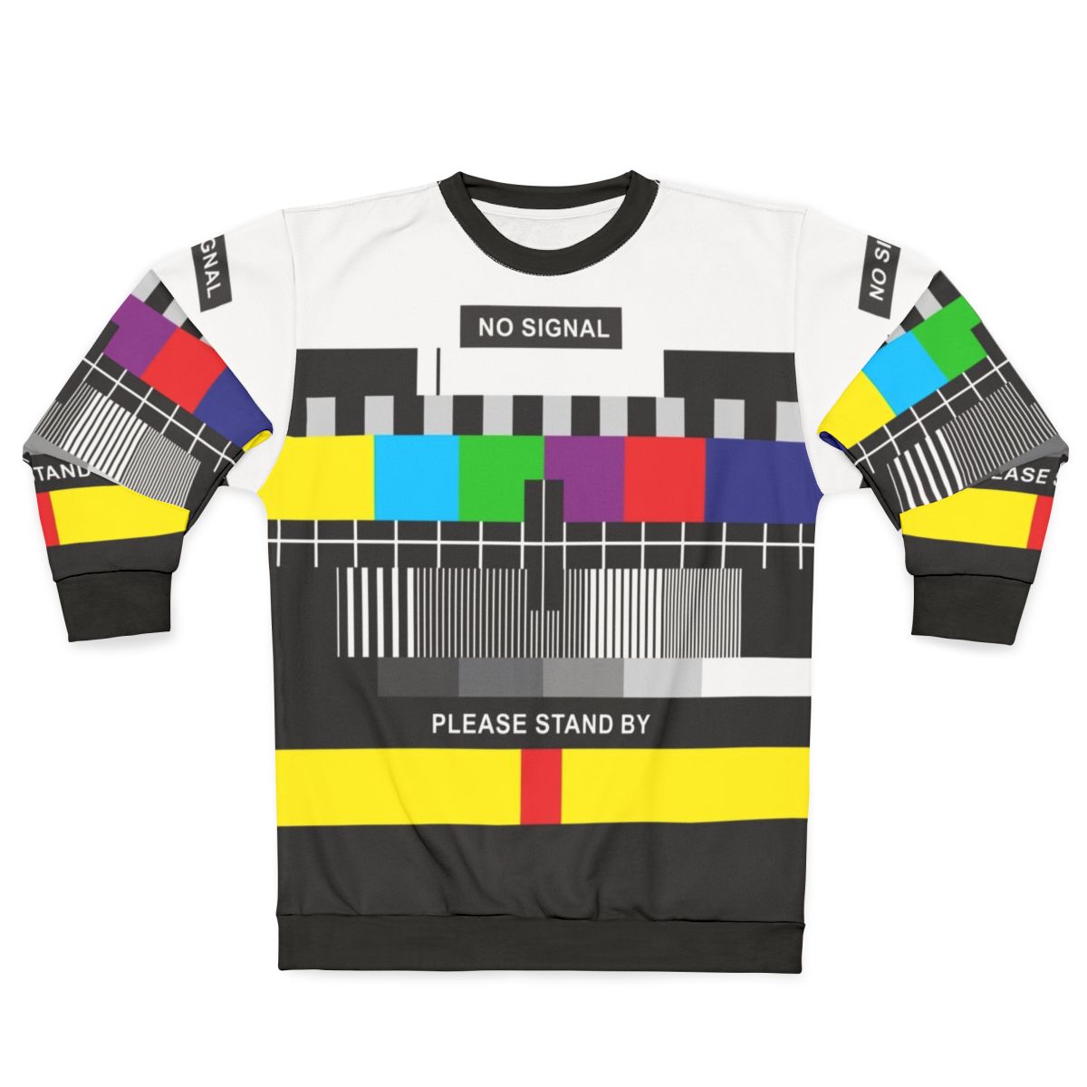 Retro 80s TV No Signal Sweatshirt