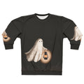 Twilight Walk Sweatshirt with ghostly apparitions and starry sky