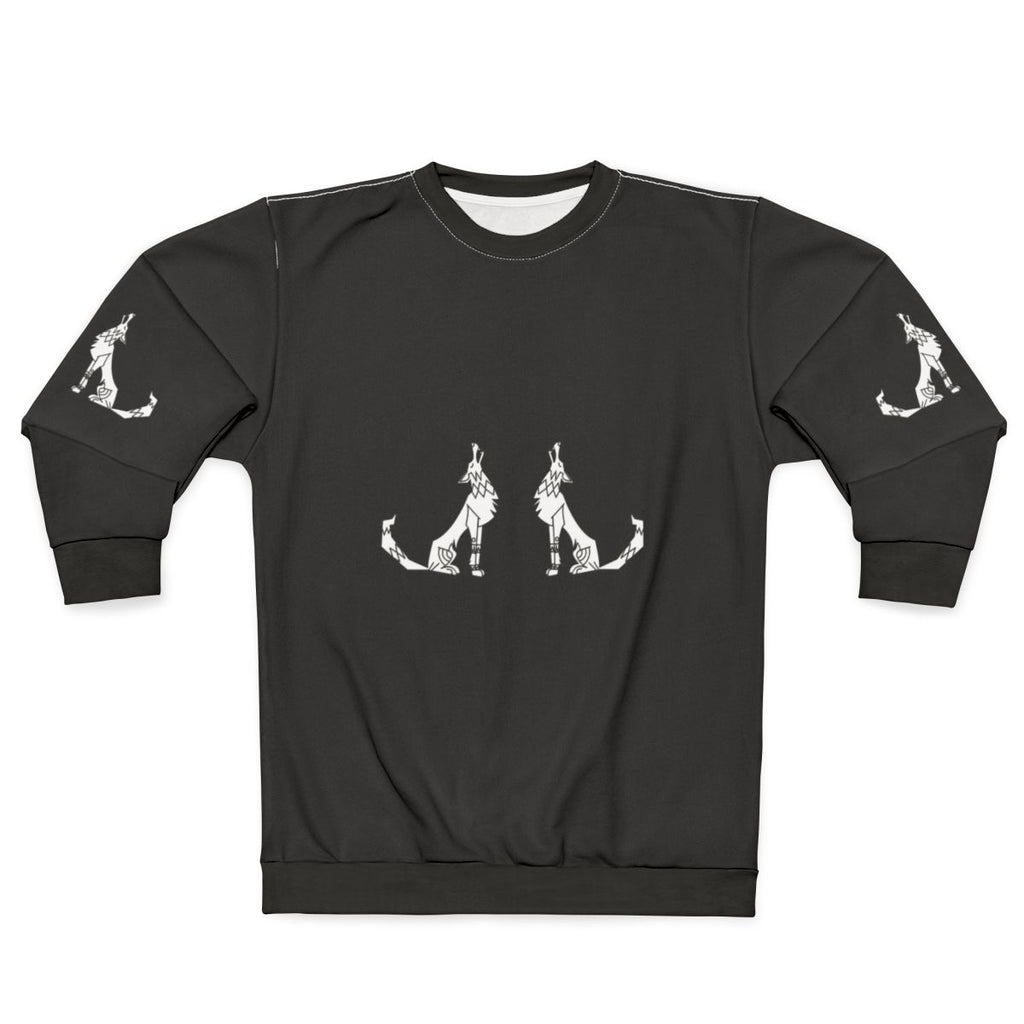 Howling wolves nature inspired sweatshirt