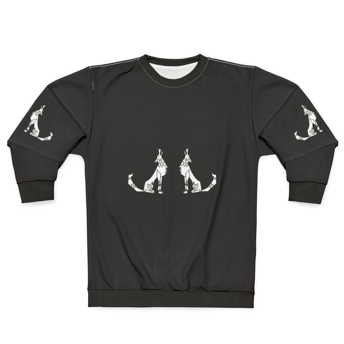 Howling wolves nature inspired sweatshirt