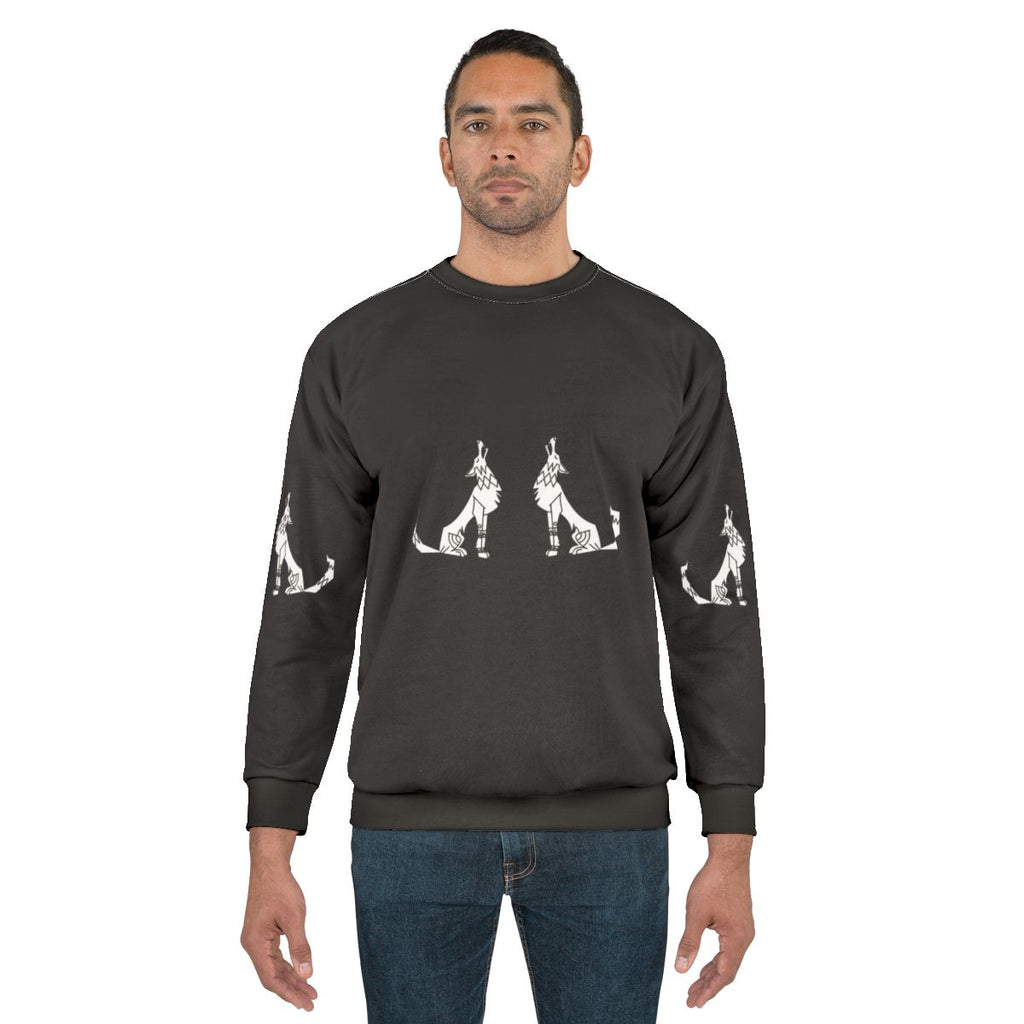 Howling wolves nature inspired sweatshirt