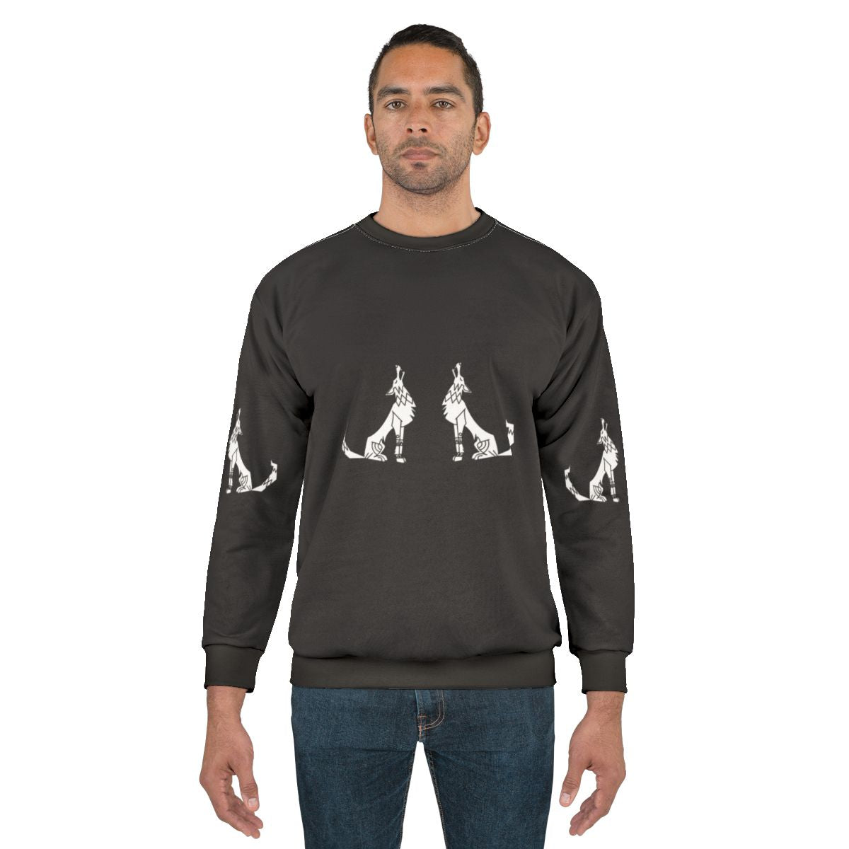 Howling wolves nature inspired sweatshirt