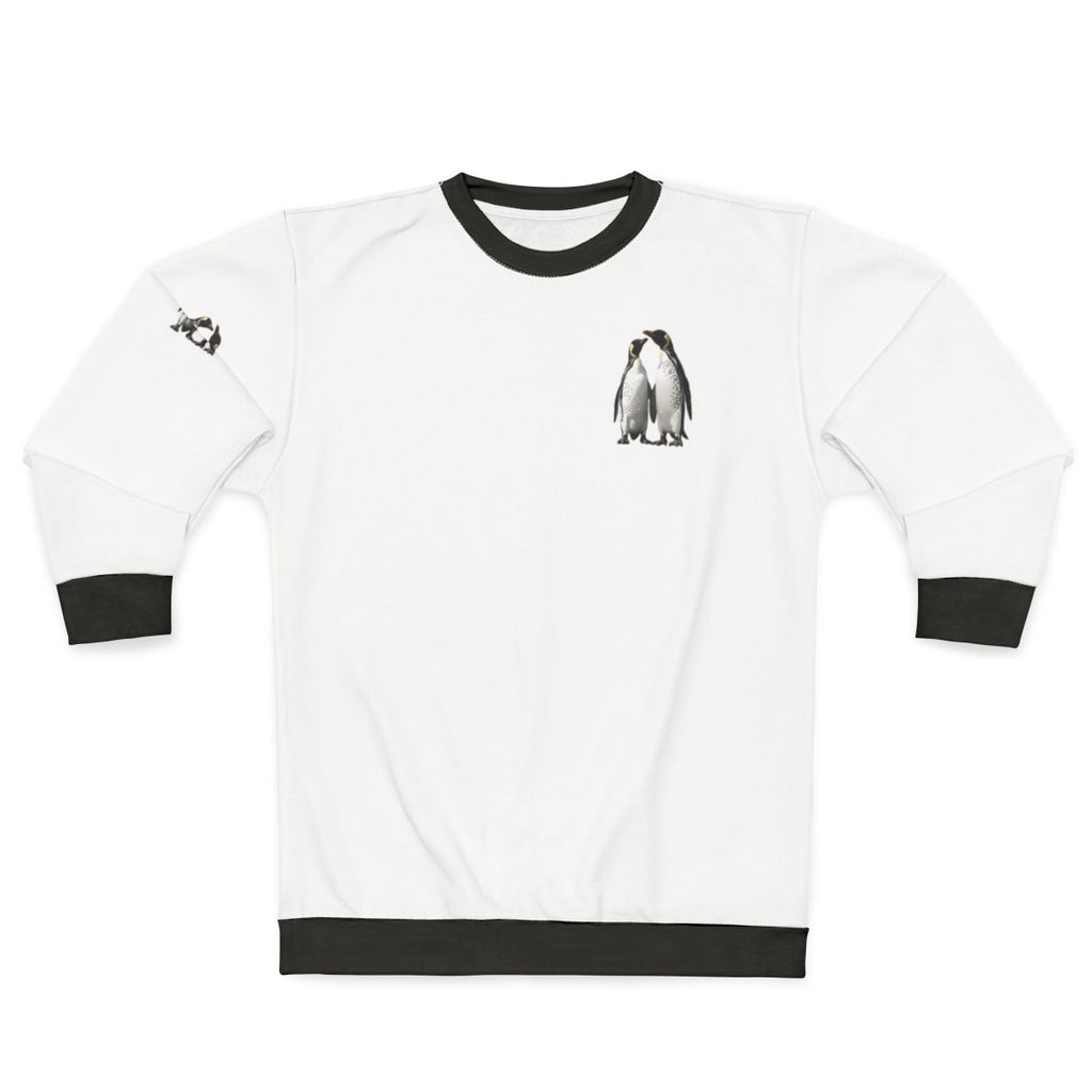 Penguin Sweatshirt with Cute Black and White Animal Design