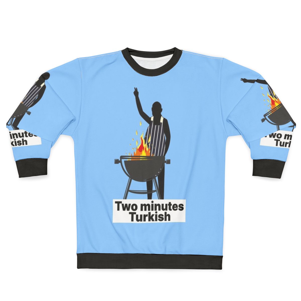 "Two Minutes Turkish" Snatch Film Reference Sweatshirt featuring an anti-aircraft gun