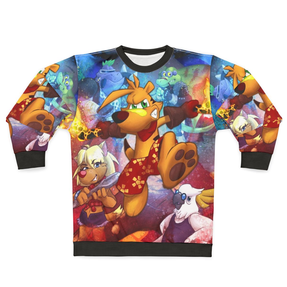Ty The Tasmanian Tiger Character Gaming Sweatshirt