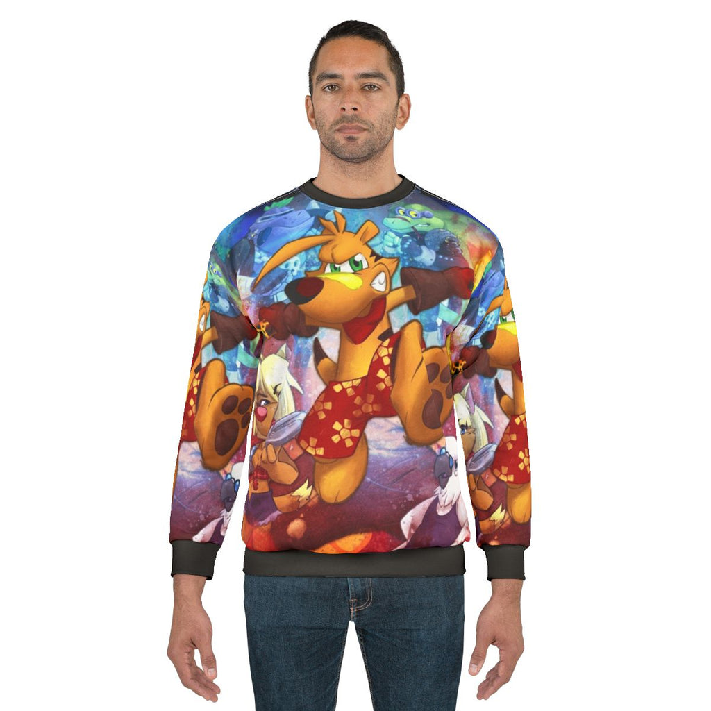 Ty The Tasmanian Tiger Character Gaming Sweatshirt