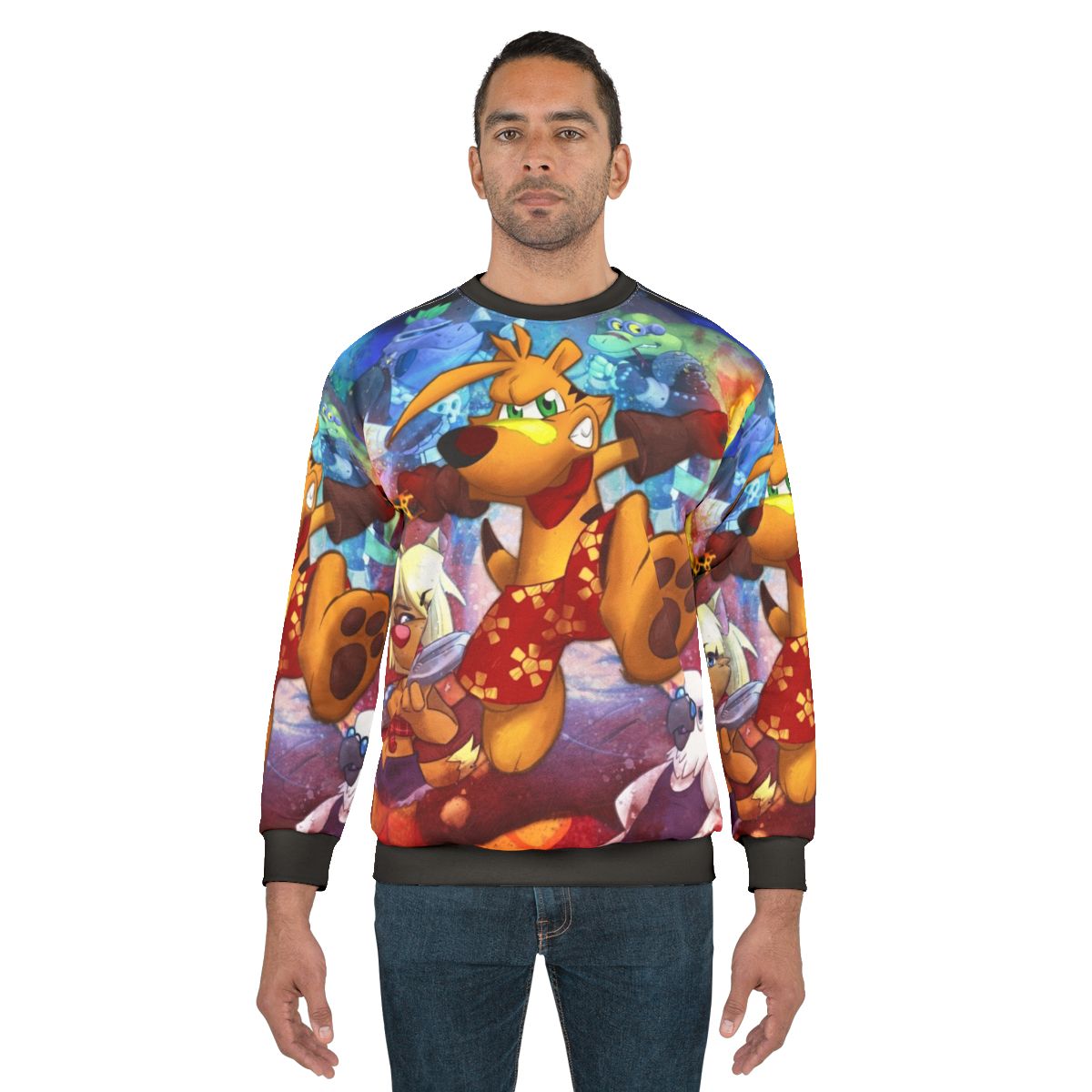 Ty The Tasmanian Tiger Character Gaming Sweatshirt