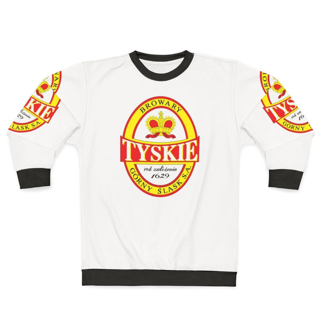 Tyskie Polish Beer Sweatshirt with Coat of Arms and Eagle