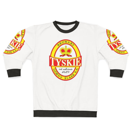 Tyskie Polish Beer Sweatshirt with Coat of Arms and Eagle