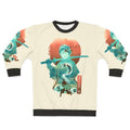 Ukiyo-E Inspired Vintage Japanese Water Art Sweatshirt