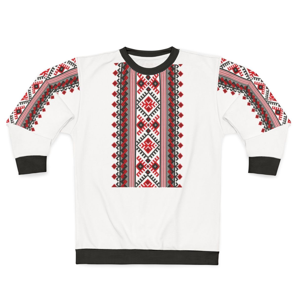 Ukrainian Vyshyvanka Embroidery Sweatshirt