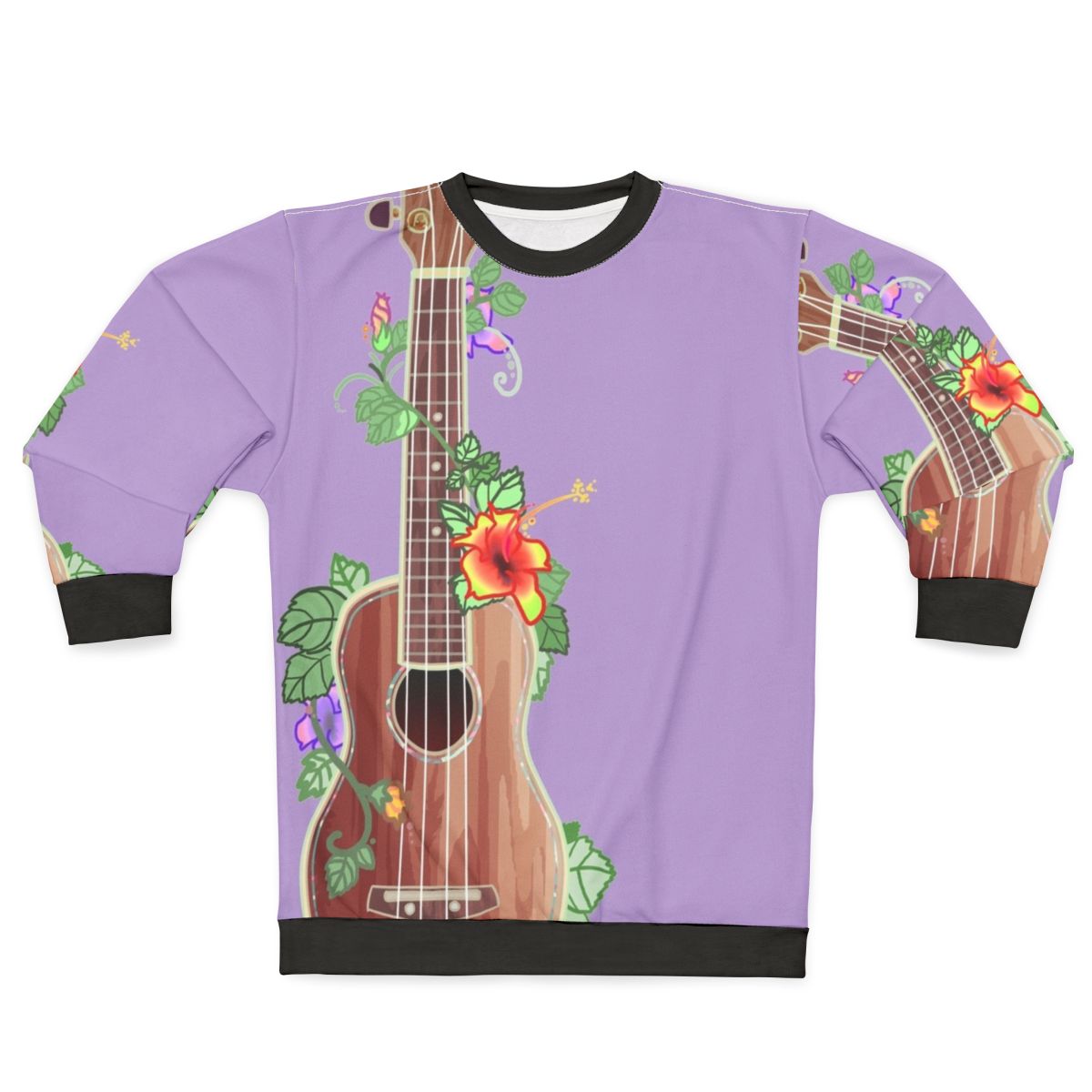 Koa wood ukulele bella sweatshirt