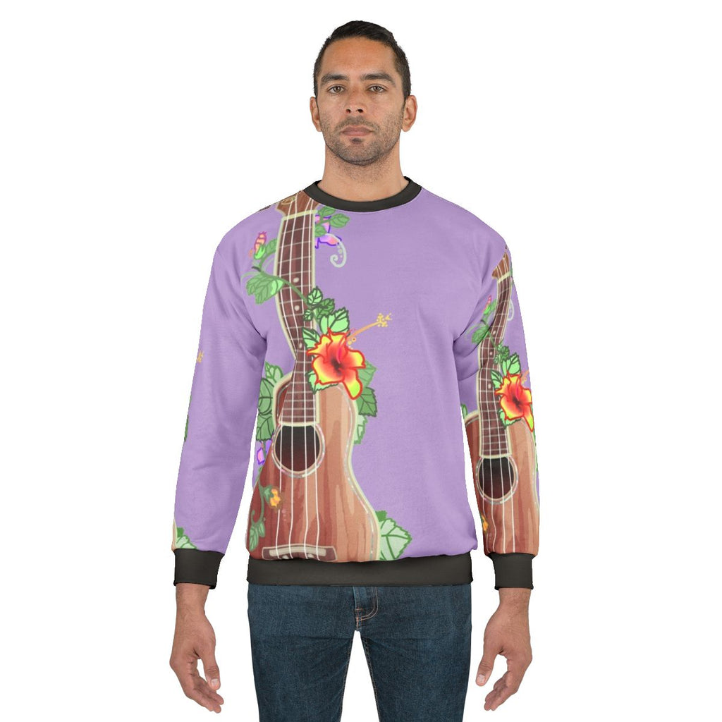 Koa wood ukulele bella sweatshirt