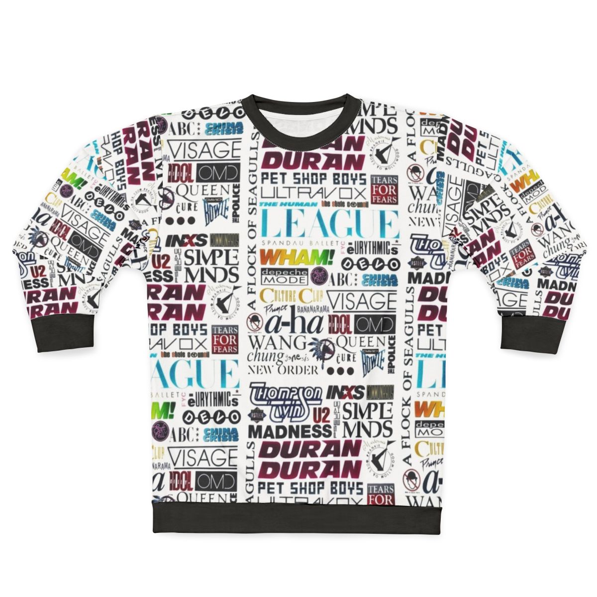 80s sweatshirt with vintage logo design