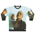 Colorful sweatshirt featuring Ultra Nate's classic house music album cover