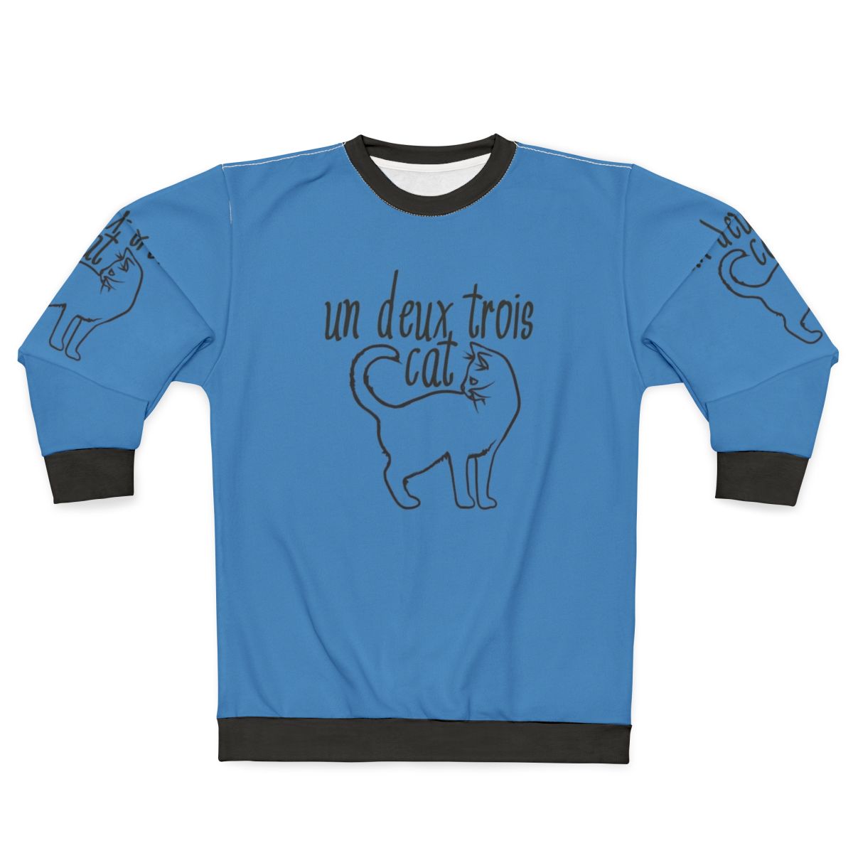 Un Deux Trois French Cat Sweatshirt
