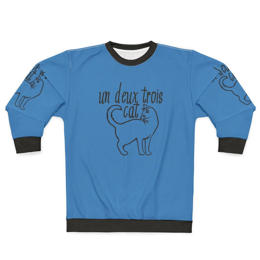 Un Deux Trois French Cat Sweatshirt